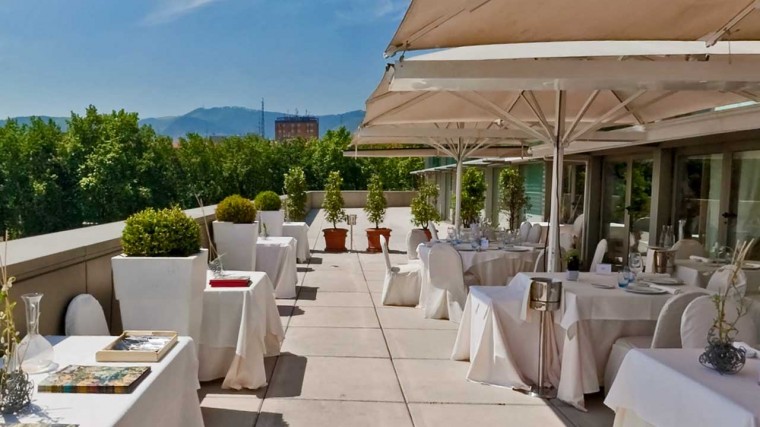 Terraza de Restaurante Etxanobe Bilbao